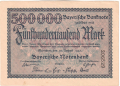 Germany 2 500,000 Mark, 18. 8.1923